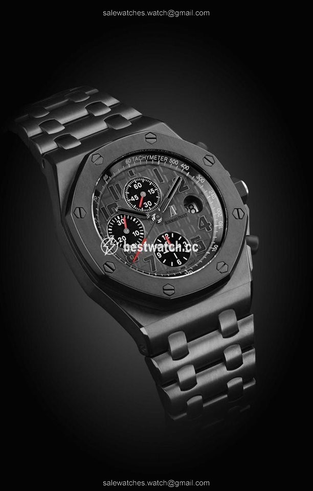 IMG_9085 Audemars Piguet Royal Oak Offshore Chronograph Mens watch Unisex Automatic Titanium 26170TI Replica 2