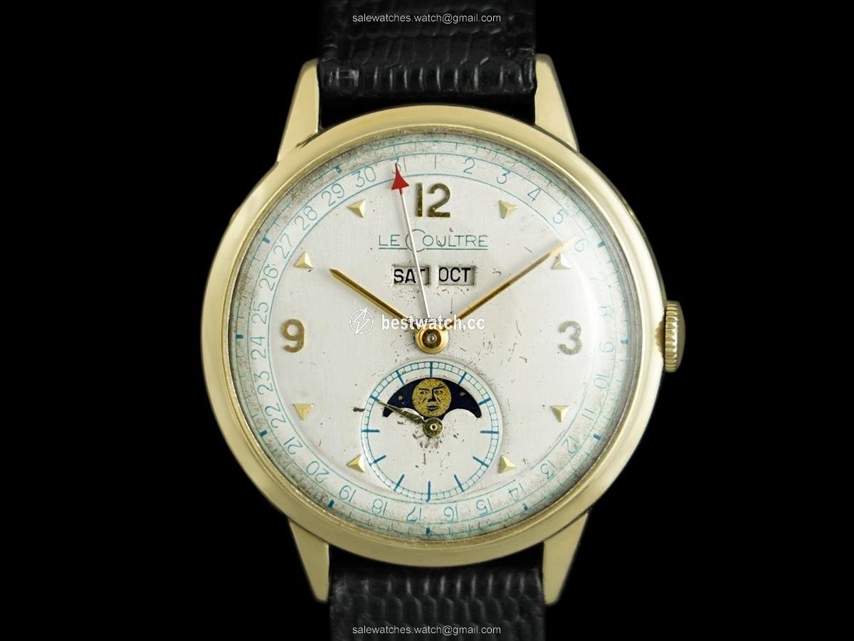 IMG_9085 Jaeger-LeCoultre Mens watch Unisex Manual winding Yellow gold 7861 Replica 2