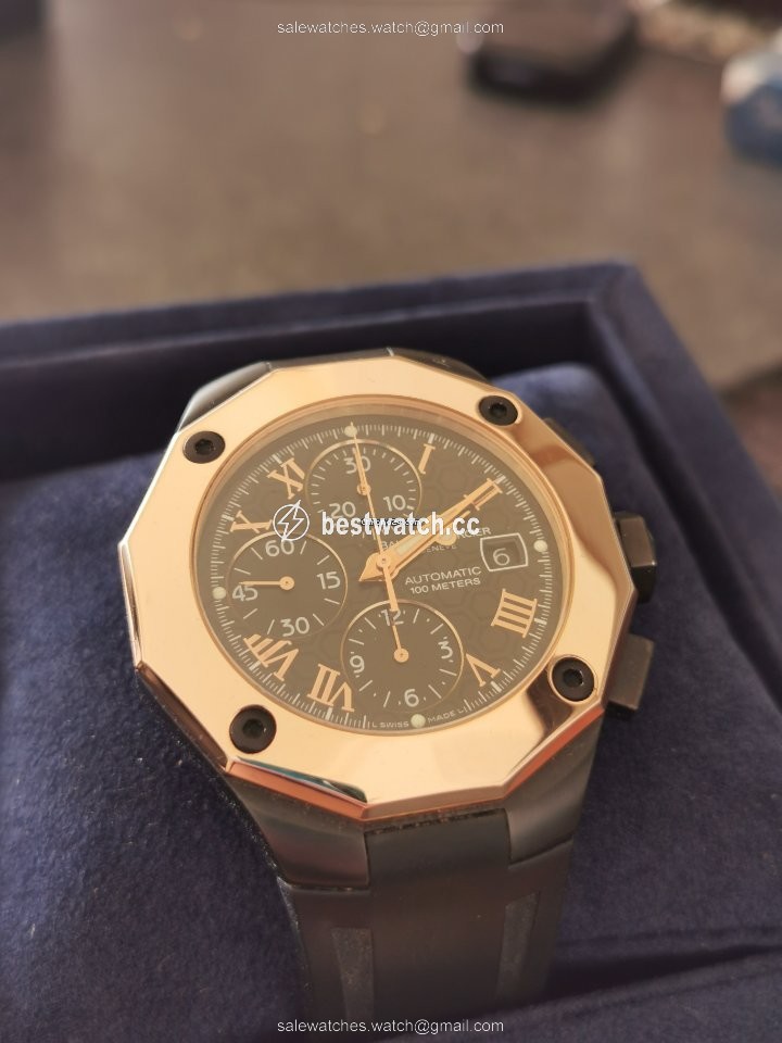 Baume & Mercier Riviera Mens watch Unisex Automatic Rose gold 8712 Replica 2