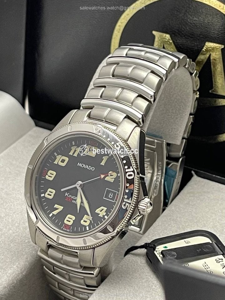 Movado Kingmatic Mens watch Unisex Automatic Steel 84-D7-877 ser. 3721235 Replica 2