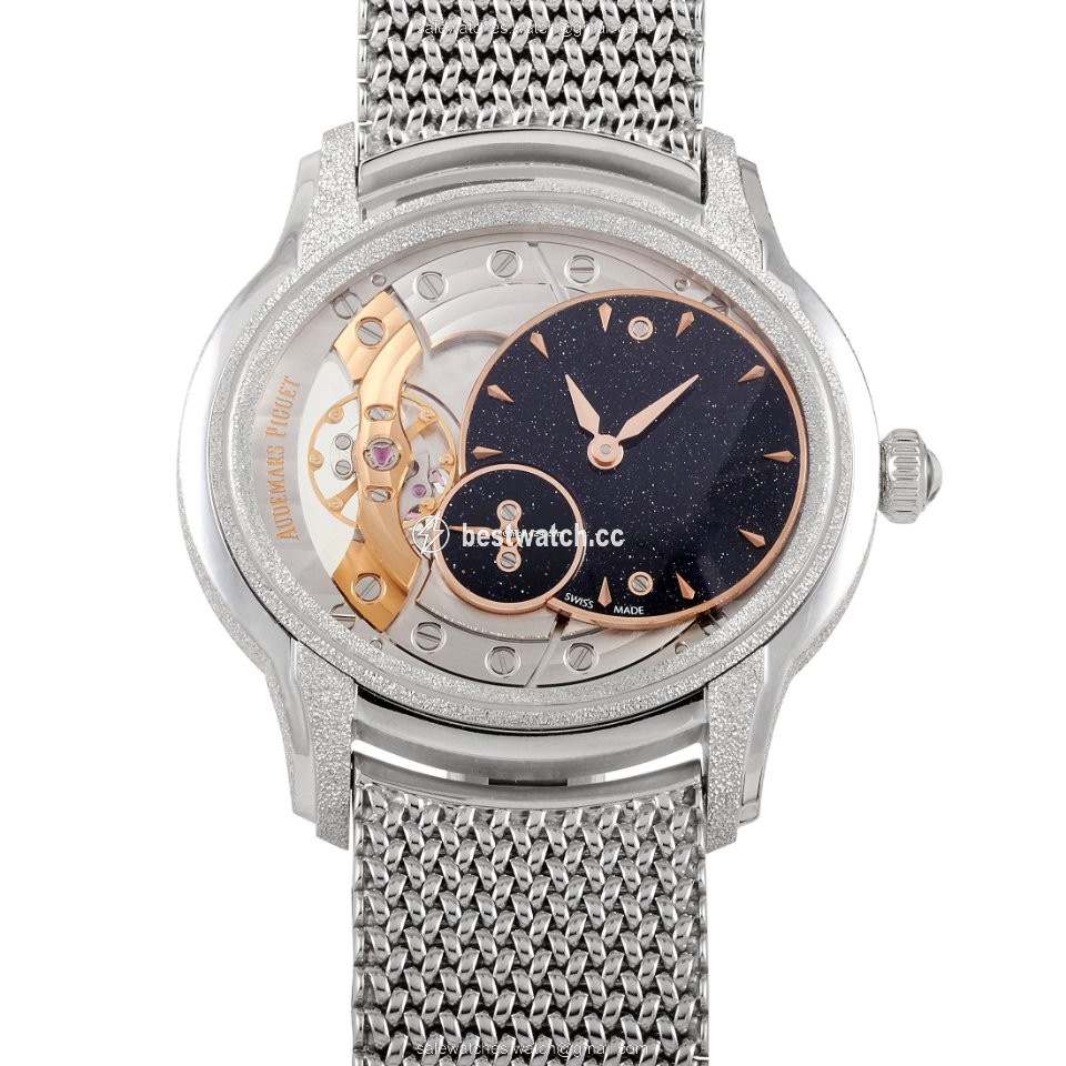 IMG_9085 Audemars Piguet Millenary Mens watch Unisex Manual winding White gold 77244BC.GG.1272BC.01 Replica 2