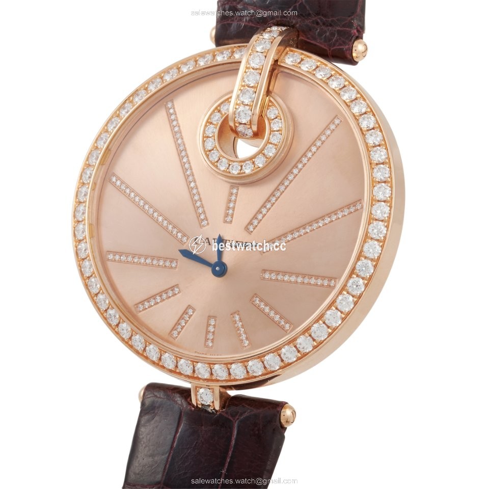 IMG_9085 Cartier Captive de Cartier Mens watch Unisex Quartz Rose gold WG600003 Replica 2