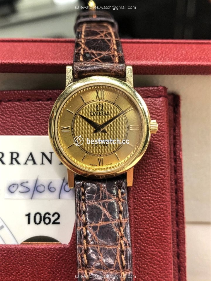 IMG_9085 Omega De Ville Womens watch Quartz Yellow gold 7360.14.12 Replica 2