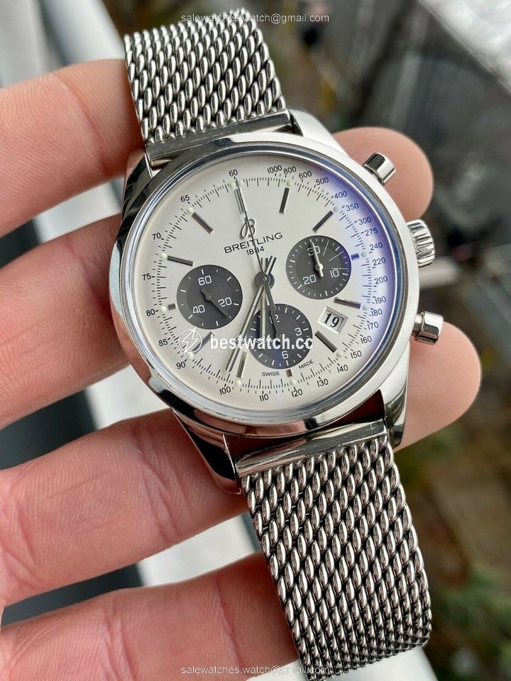 IMG_9085 Breitling Transocean Chronograph Automatic Steel AB015212 Replica 2