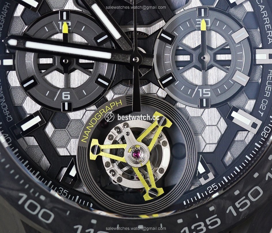 IMG_9085 TAG Heuer Carrera Heuer-02T Mens watch Unisex Automatic Titanium CAR5A8K.FT6172 Replica 2