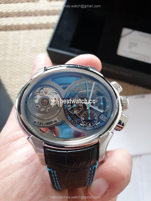 IMG_9085 Hamilton Jazzmaster Auto Chrono Mens watch Unisex Automatic Steel H32616133 Replica 2
