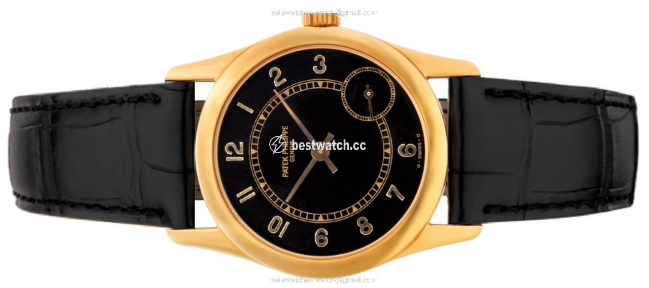 Patek Philippe Calatrava Mens watch Unisex Automatic Yellow gold 5000j Replica 2