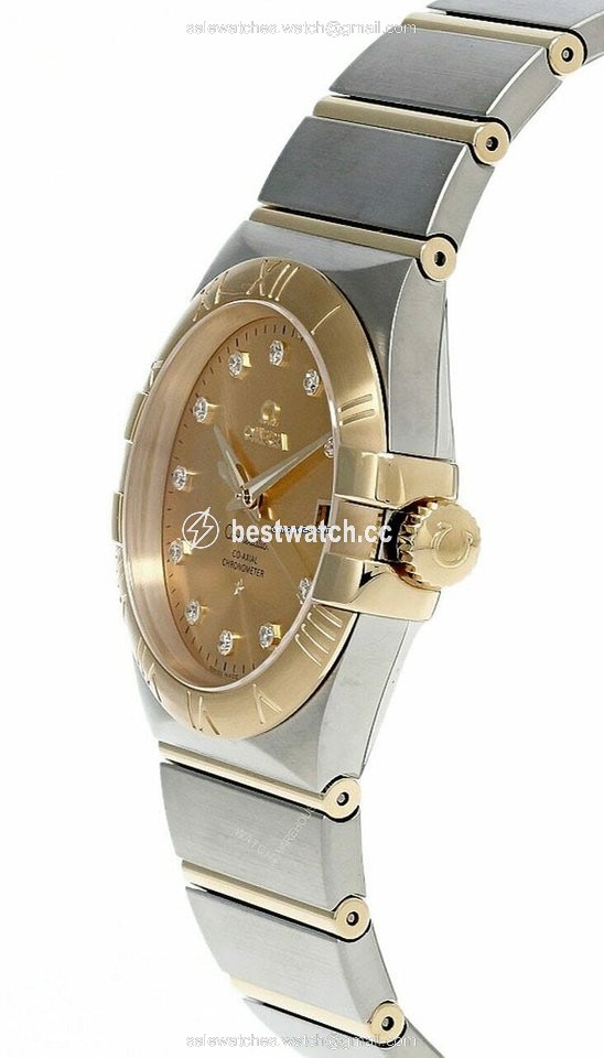 Omega Constellation Ladies Mens watch Unisex Automatic Steel 123.20.35.20.58.001  12320352058001 Replica 2