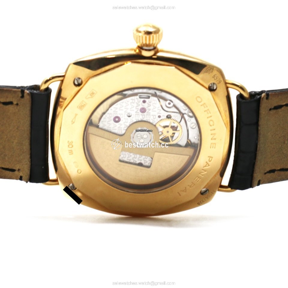IMG_9085 Panerai Radiomir Womens watch Automatic Rose gold PAM00139 Replica 2