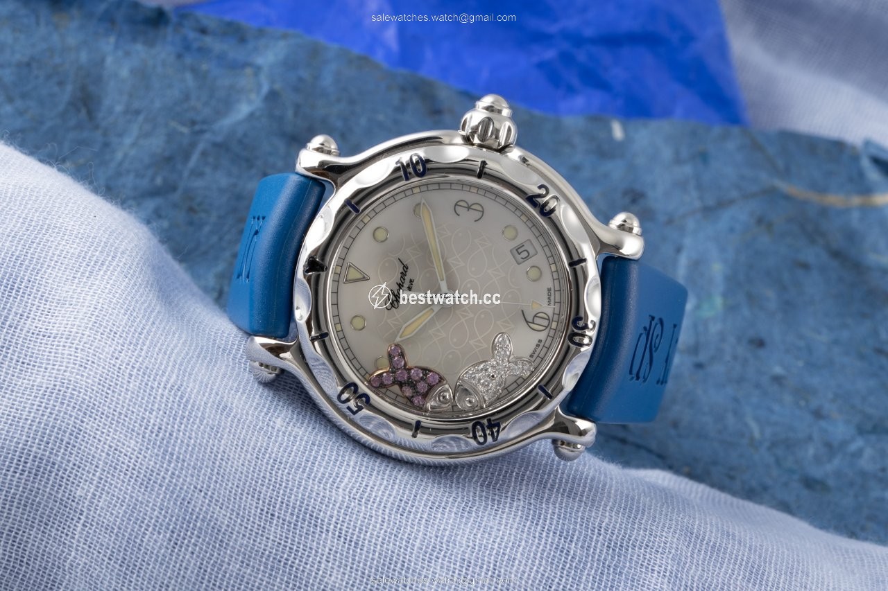 IMG_9085 Chopard Happy Sport Womens watch Quartz Steel 28 8347 8-403 Replica 2