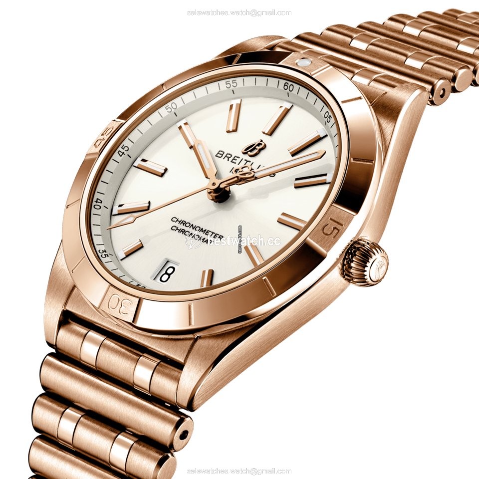 Breitling Chronomat Womens watch Automatic Red gold R10380101A1R1 Replica 2