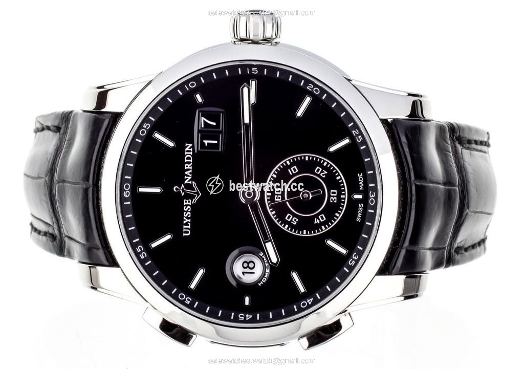 IMG_9085 Ulysse Nardin Dual Time Mens watch Unisex Automatic Steel 3343-126 92 Replica 2