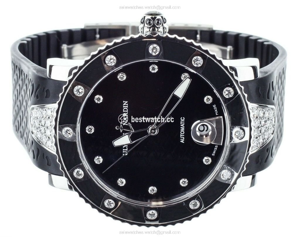 IMG_9085 Ulysse Nardin Lady Diver Starry Night Womens watch Automatic Steel 8103 Replica 2