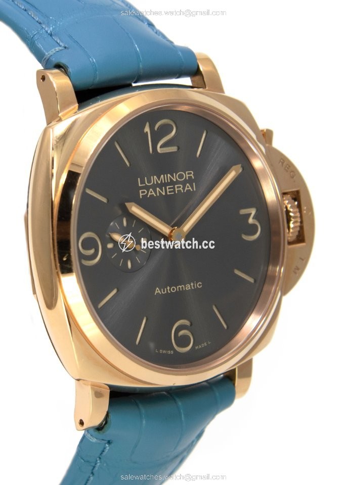 IMG_9085 Panerai Luminor Due Mens watch Unisex Automatic Red gold PAM 00675 Replica 2
