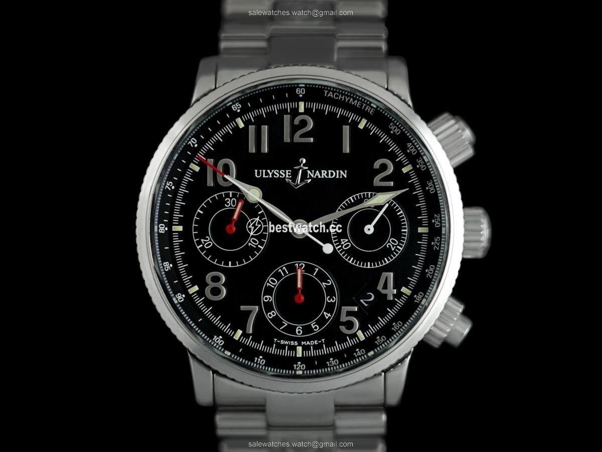 IMG_9085 Ulysse Nardin Marine Chronograph Mens watch Unisex Automatic Steel 7972 Replica 2