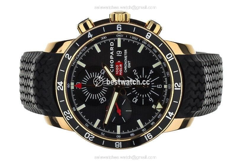 IMG_9085 Chopard Mille Miglia Mens watch Unisex Automatic Rose gold 1288 Replica 2