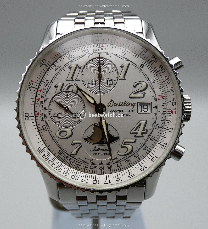 IMG_9085 Breitling Montbrillant Mens watch Unisex Automatic Steel A43030 Replica 2