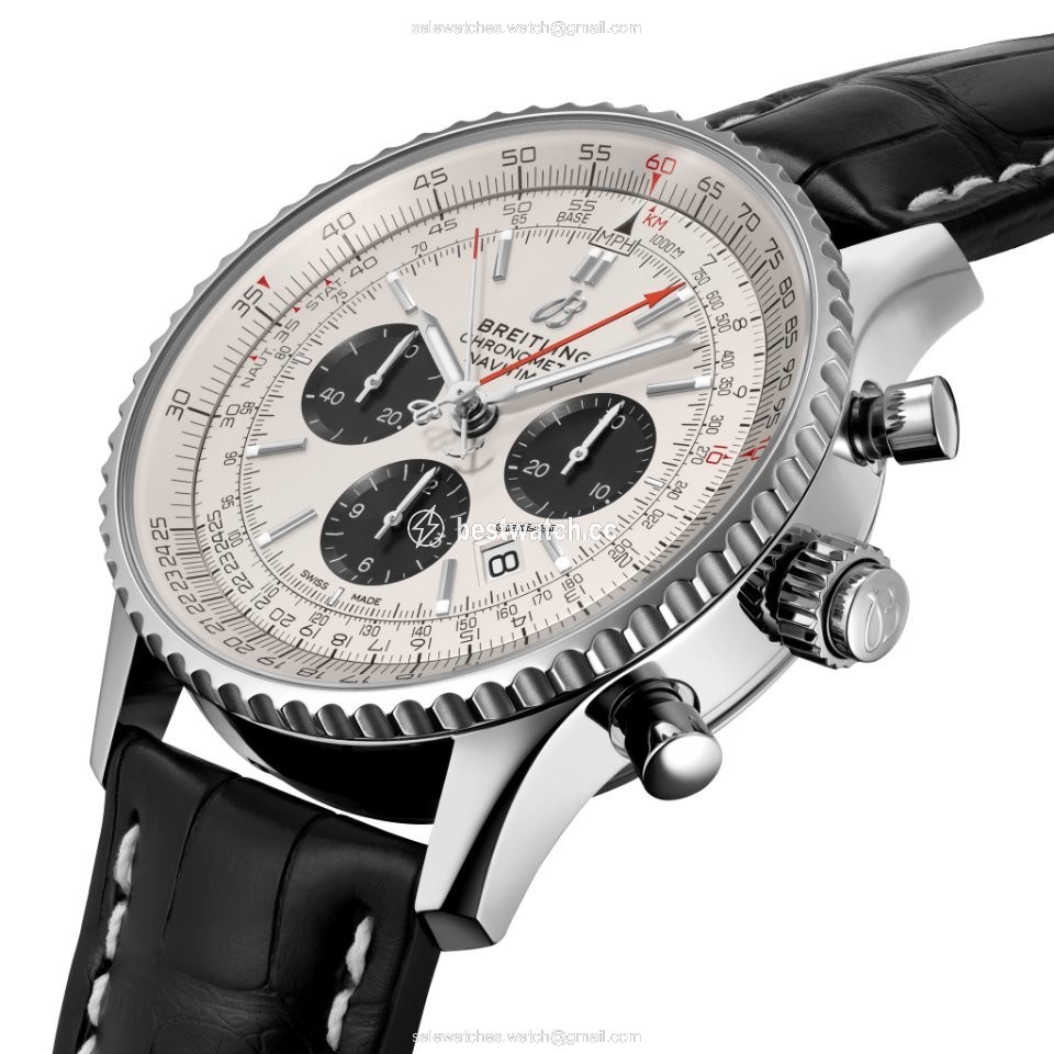 IMG_9085 Breitling Navitimer Rattrapante Mens watch Unisex Automatic Steel AB0311211G1P2 Replica 2
