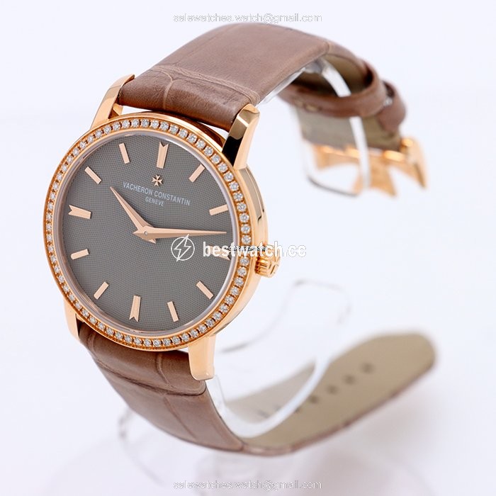 Vacheron Constantin Patrimony Quartz Rose gold 25558 000R-9759 Replica 2