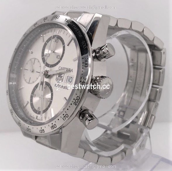 IMG_9085 TAG Heuer Carrera Calibre 16 Mens watch Unisex Automatic Steel CV2017-2 Replica 2