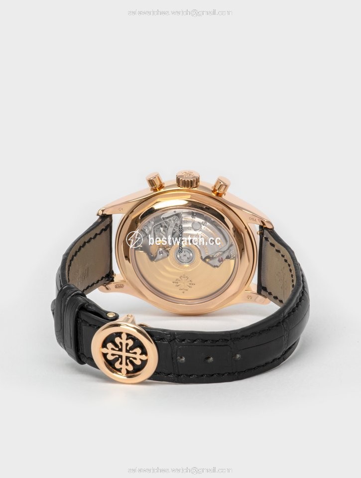 IMG_9085 Patek Philippe Annual Calendar Chronograph Mens watch Unisex Automatic Rose gold 5960R Replica 2
