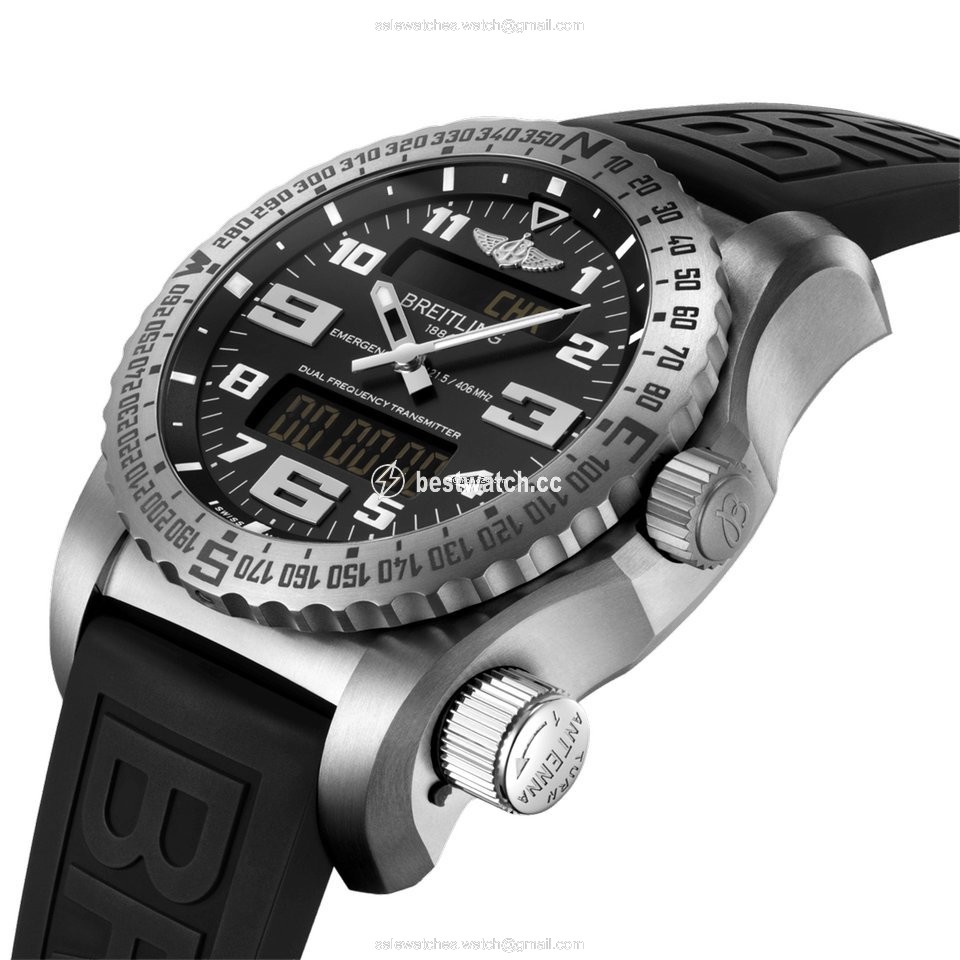 IMG_9085 Breitling Emergency Mens watch Unisex Quartz Titanium E7632522 BC02 156S E20DSA.4 Replica 2