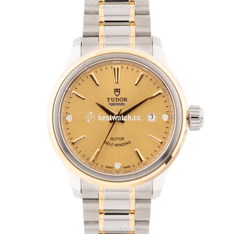 IMG_9085 Tudor Style Womens watch Automatic Gold Steel M12103-004 Replica 2