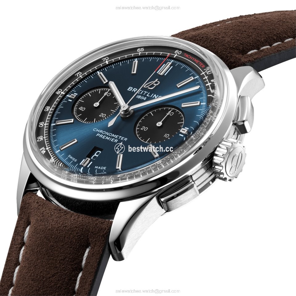 Breitling Mens watch Unisex Automatic Steel AB0118221C1X2 Replica 2