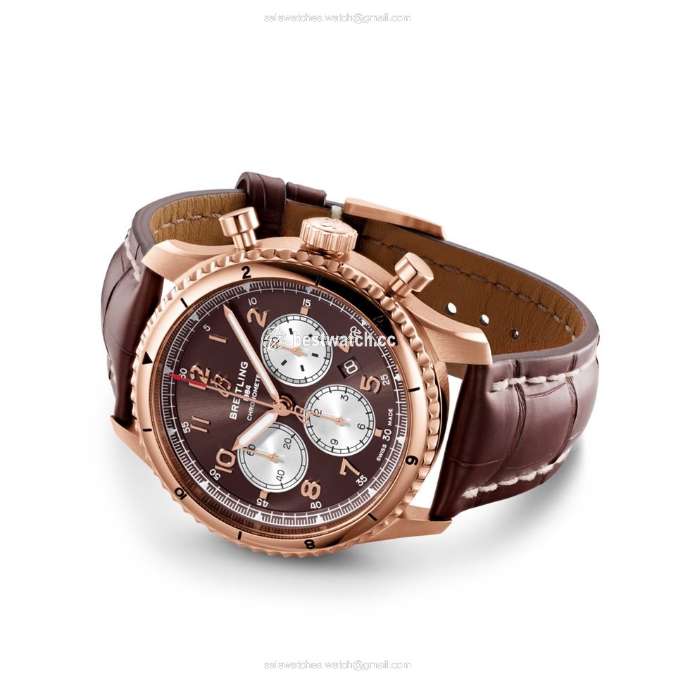 IMG_9085 Breitling Aviator 8 Red gold RB0119131Q1P2 Replica 2