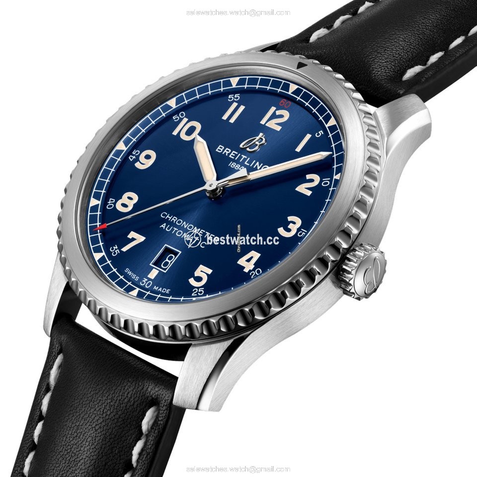 IMG_9085 Breitling Aviator 8 Mens watch Unisex Automatic Steel A17315101C1X2 Replica 2