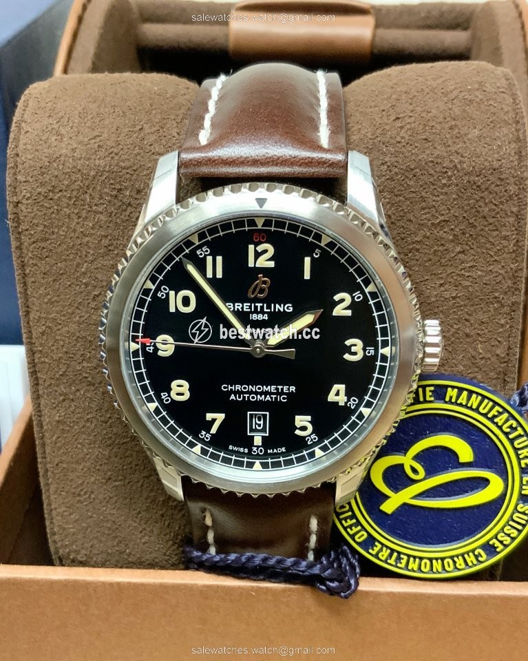 IMG_9085 Breitling Aviator 8 Mens watch Unisex Automatic Steel A17315101B1X3 Replica 2