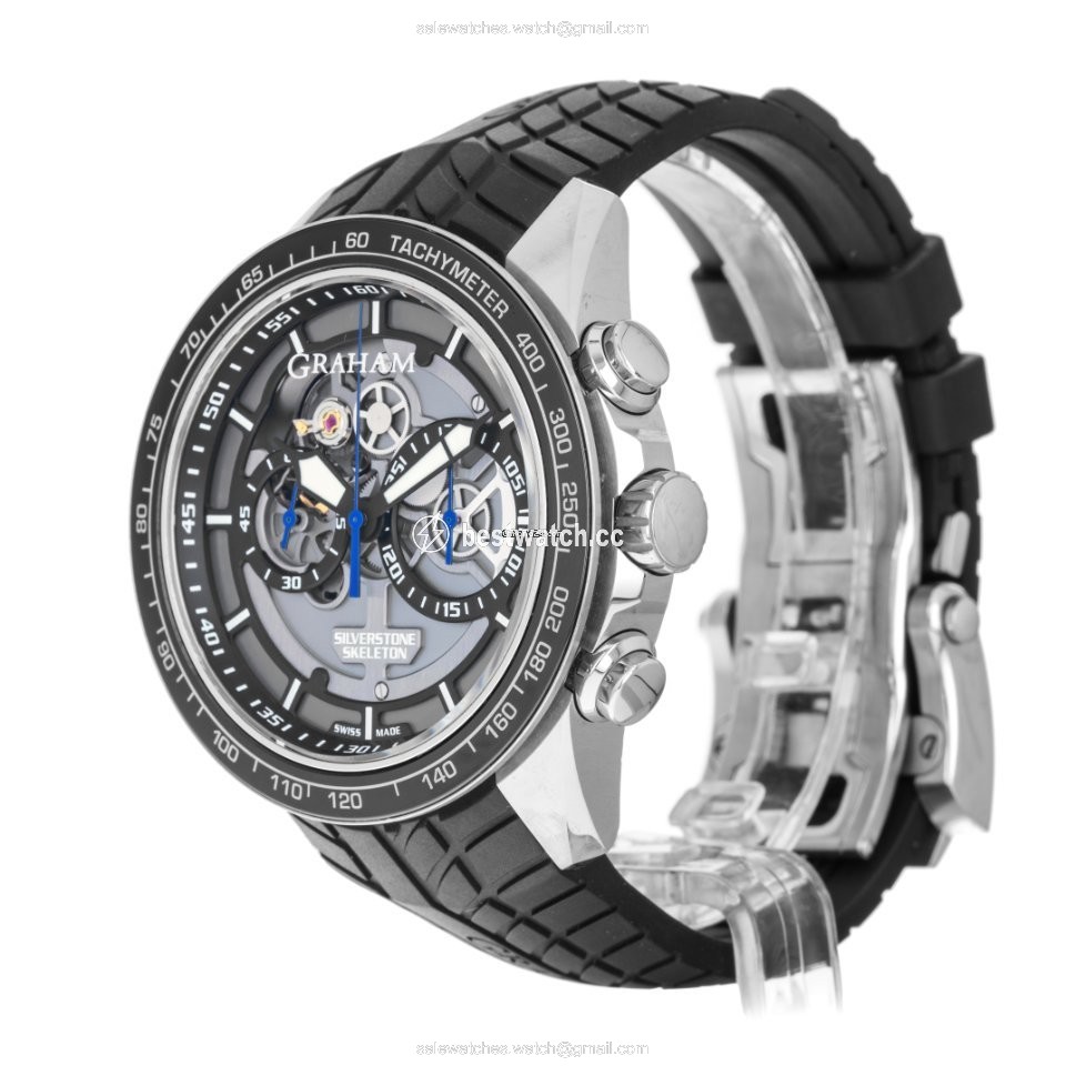 Graham Silverstone RS Mens watch Unisex Automatic Steel 2STAC3.B01A Replica 2