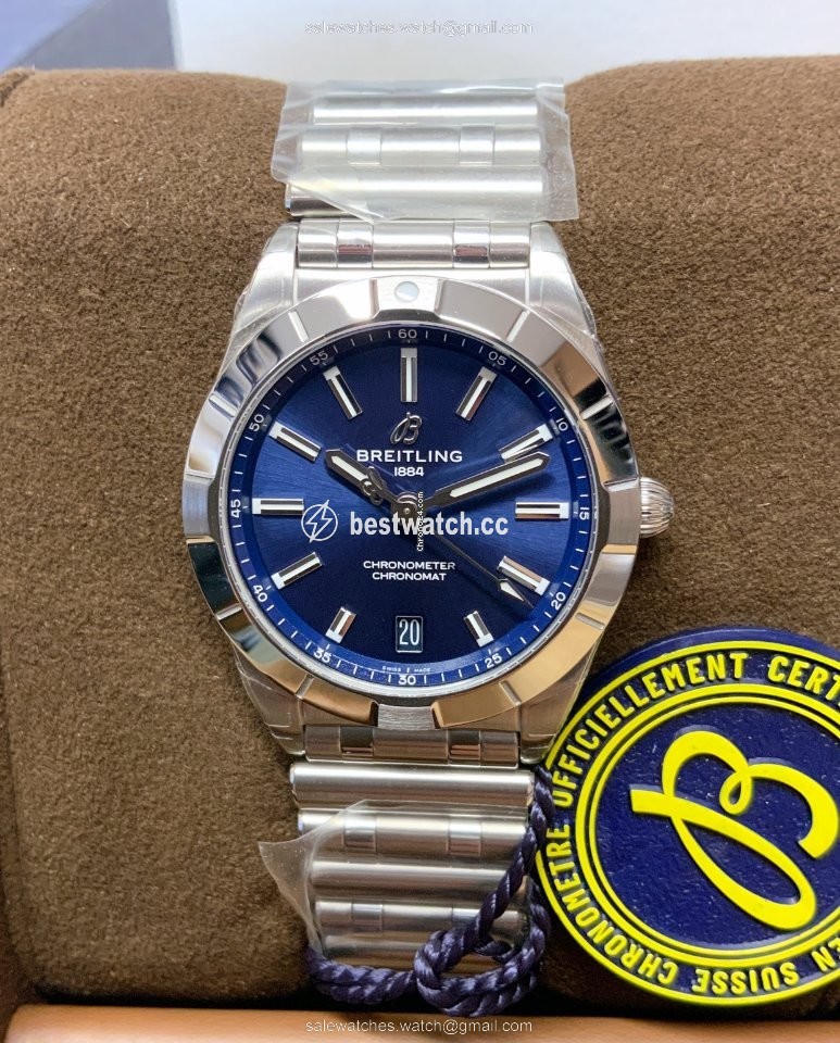 IMG_9085 Breitling Chronomat Womens watch Quartz Steel A77310101C1A1 Replica 2