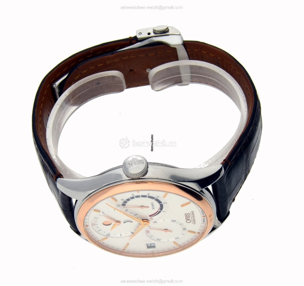 IMG_9085 Oris Artelier Calibre 112 Mens watch Unisex Manual winding Gold Steel 01 112 7726 6351-Set 1 23 73FC Replica 2