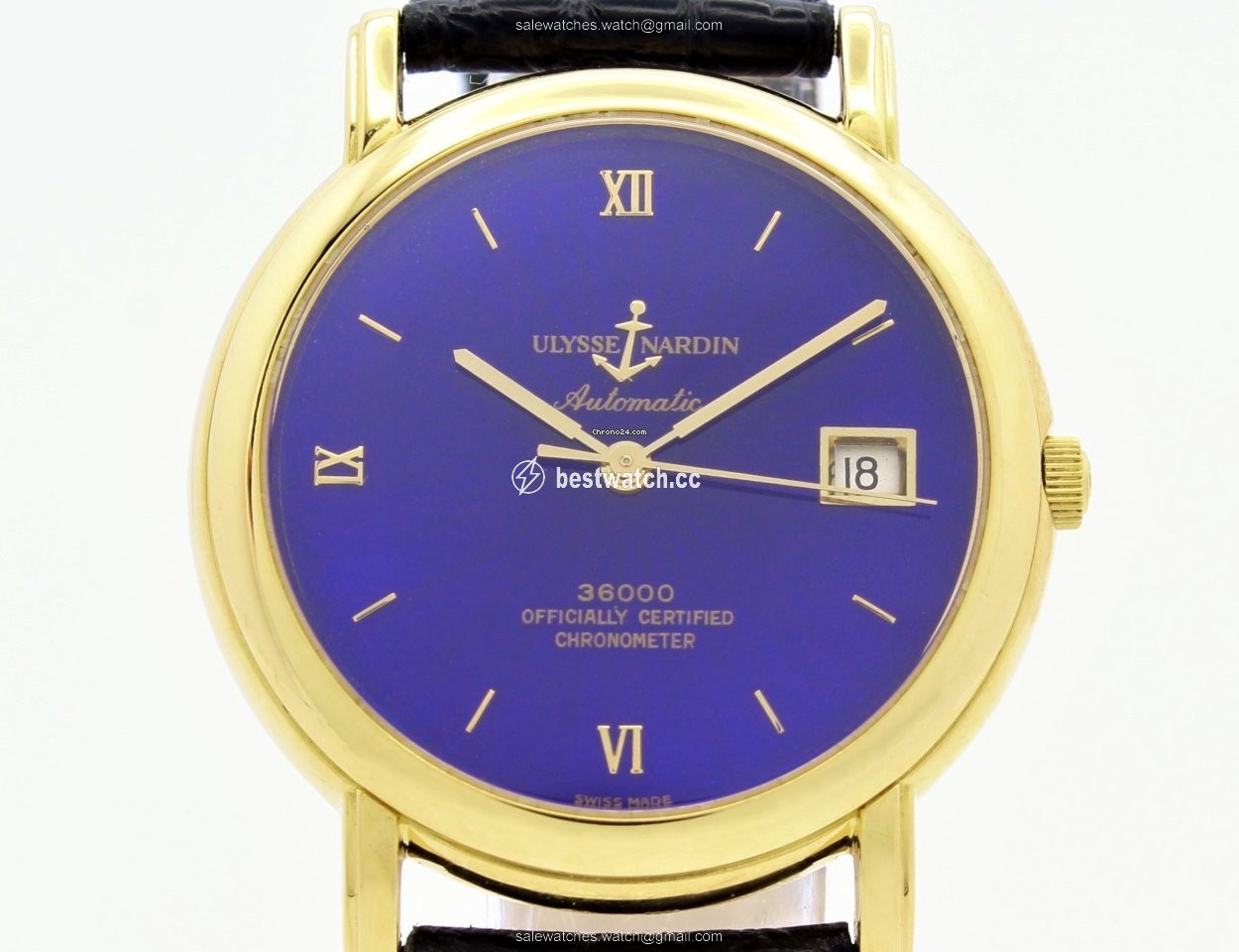 Ulysse Nardin San Marco Mens watch Unisex Automatic Yellow gold 117-22 Replica 2