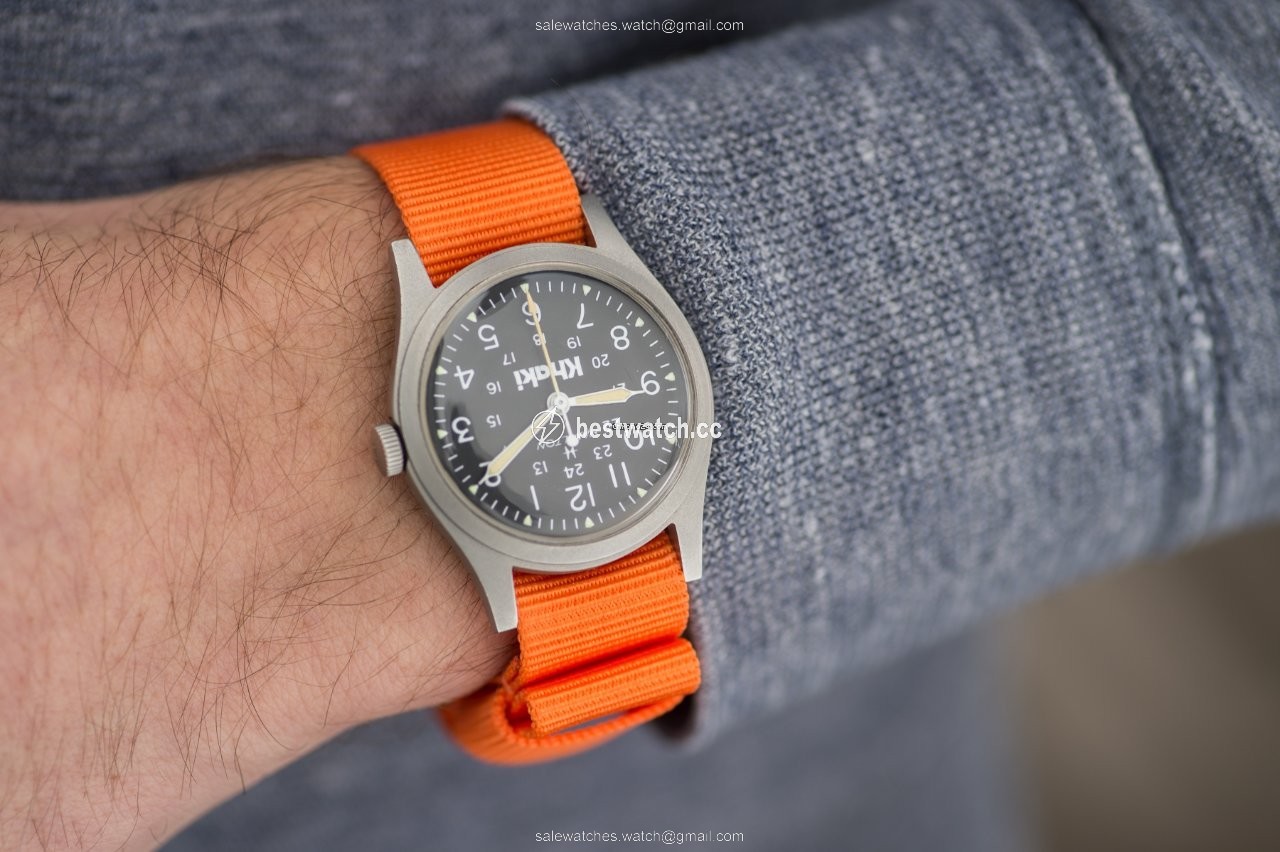 IMG_9085 Hamilton Khaki Field Mens watch Unisex Manual winding Steel 921980 Replica 2