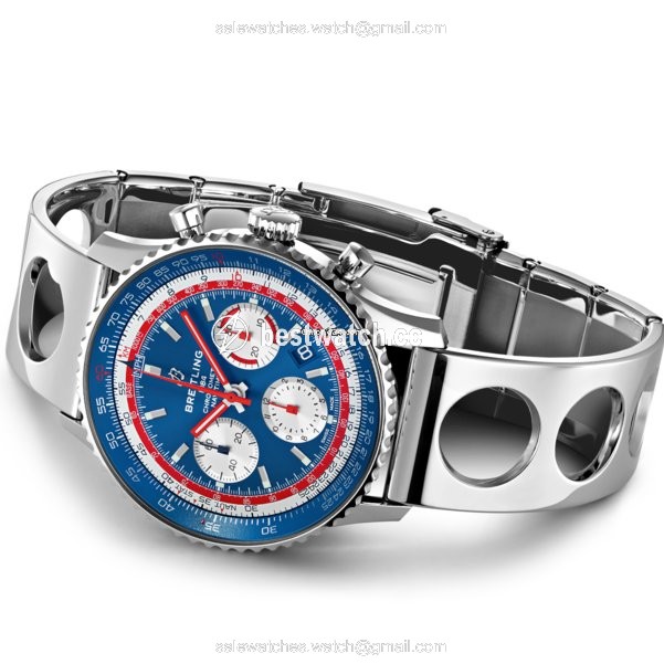 IMG_9085 Breitling Navitimer 1 B01 Chronograph 43 Mens watch Unisex Automatic Steel AB01212B1C1A2 Replica 2