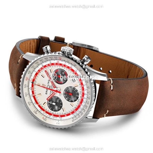 IMG_9085 Breitling Navitimer 1 B01 Chronograph 43 Mens watch Unisex Automatic Steel AB01219A1G1X1 Replica 2