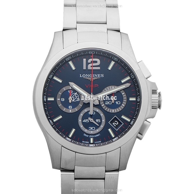 IMG_9085 Longines Conquest Mens watch Unisex Quartz Steel L37174966 Replica 2