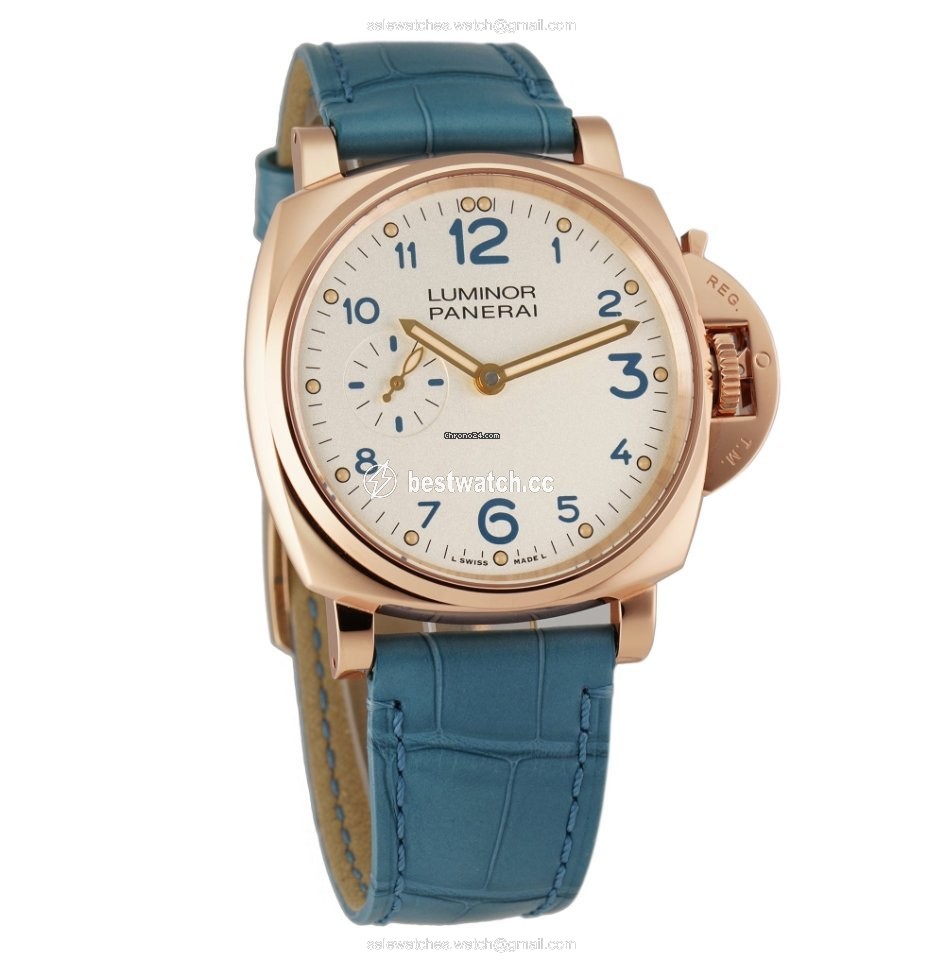 IMG_9085 Panerai Luminor Due Manual winding Rose gold PAM 00741 Replica 2