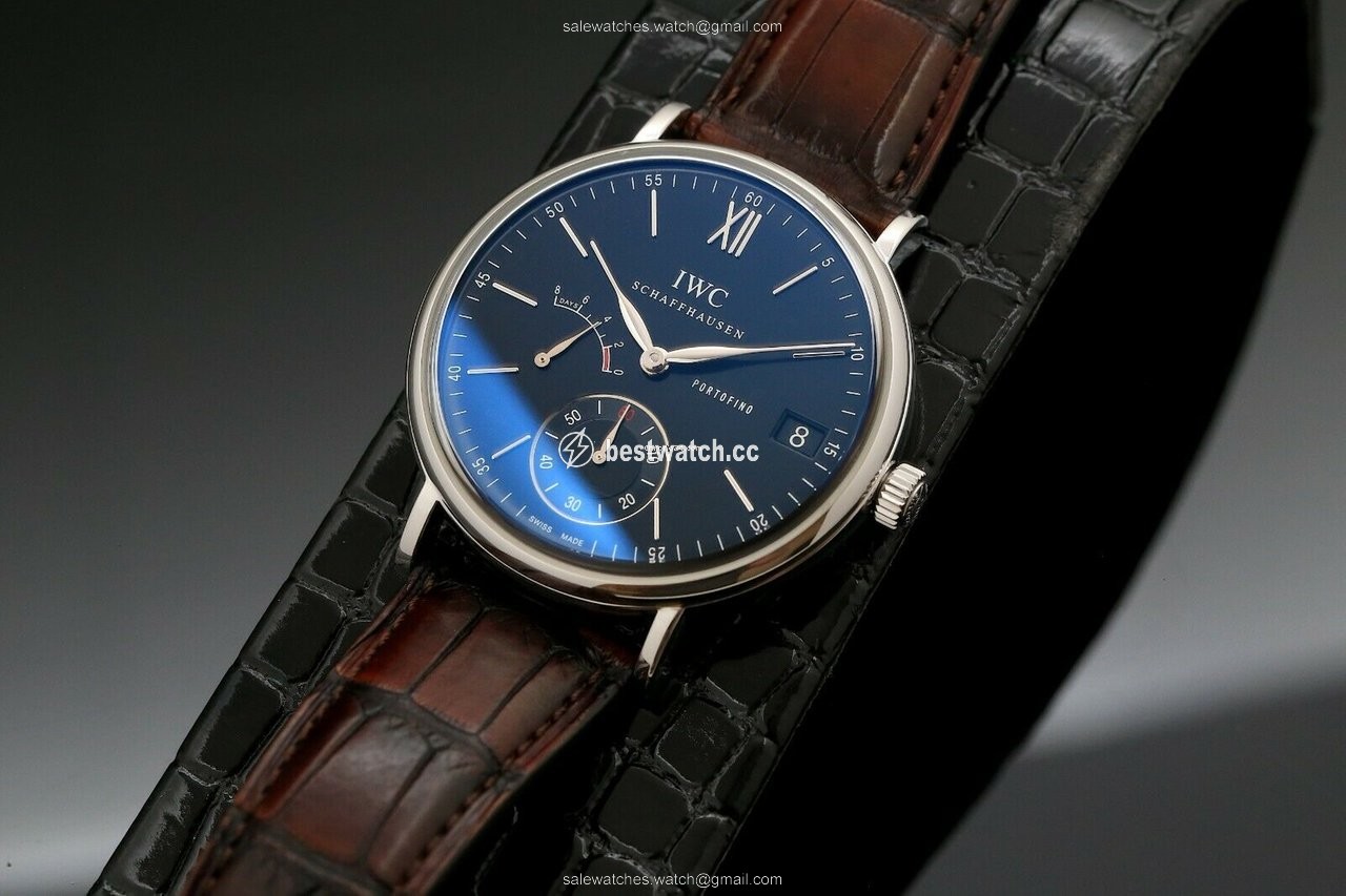 IWC Portofino Hand-Wound Mens watch Unisex Manual winding Steel IW510102 Replica 2