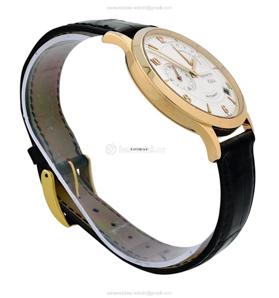 IMG_9085 Zenith Elite Power Reserve Mens watch Unisex Automatic Rose gold 18.1125.685 01.C490 Replica 2