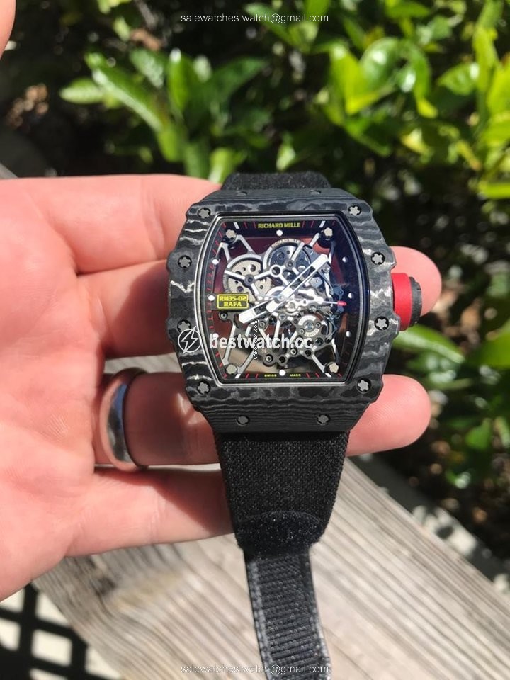 Richard Mille RM 035 Mens watch Unisex Manual winding Carbon RM35-01 Nadal Replica 2