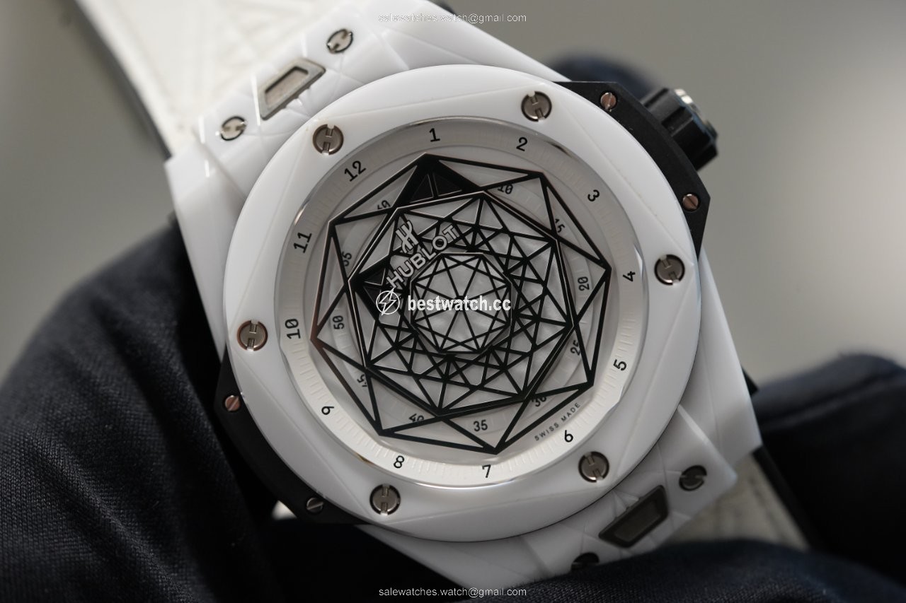 Hublot Big Bang Sang Bleu Mens watch Unisex Automatic Ceramic 415.HX.2027.VR.MXM19 Replica 2