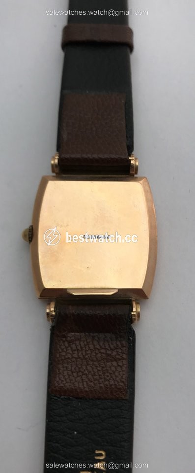 Movado Mens watch Unisex Manual winding Rose gold Movado Golduhr Replica 2