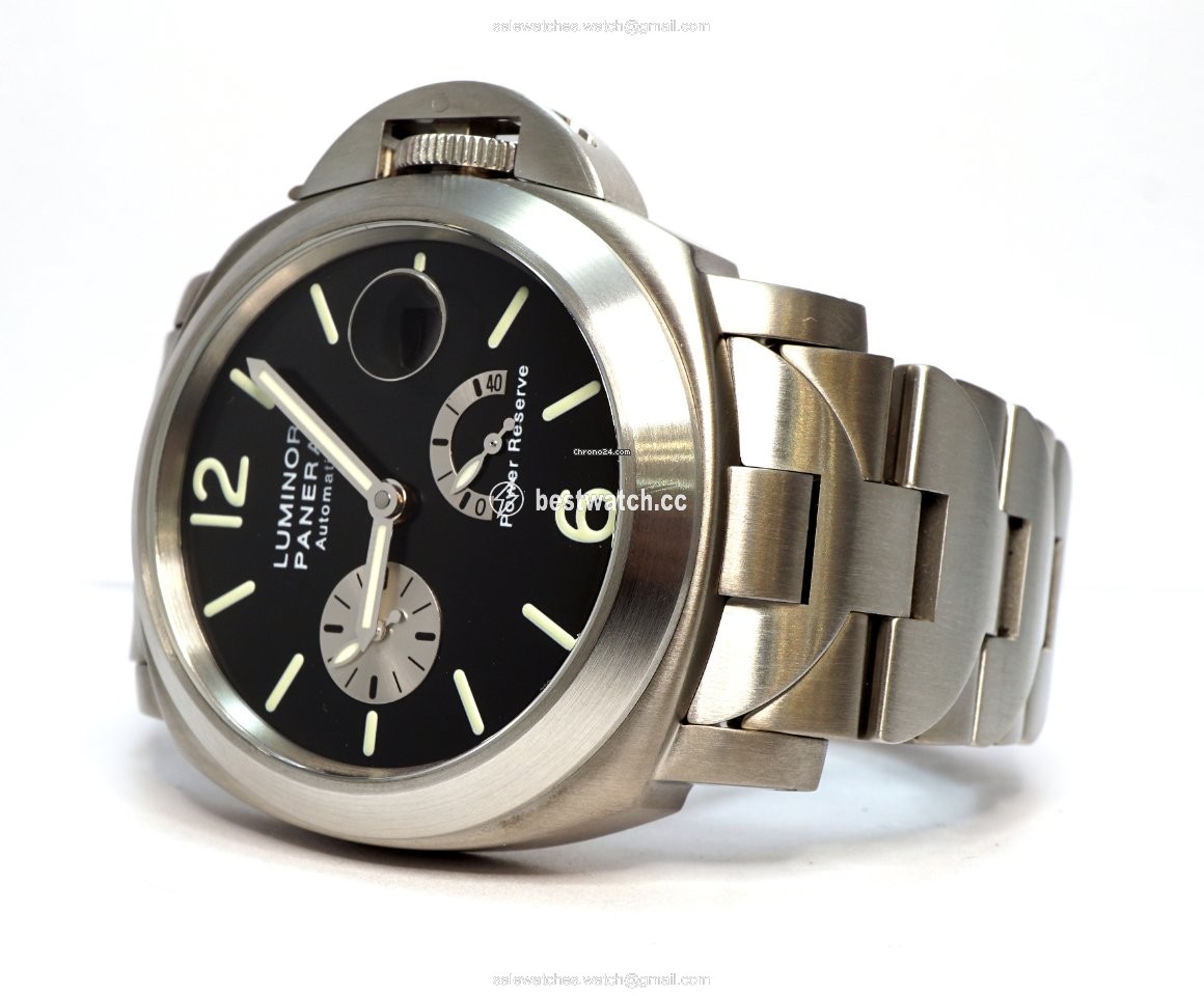 IMG_9085 Panerai Luminor Power Reserve Mens watch Unisex Automatic Titanium PAM00124 Replica 2