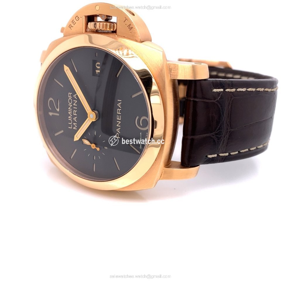 IMG_9085 Panerai Luminor Marina 1950 3 Days Automatic Mens watch Unisex Automatic Rose gold PAM 00393 Replica 2