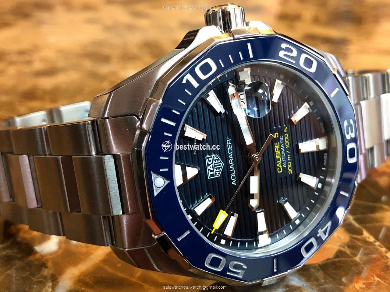 IMG_9085 TAG Heuer Aquaracer 300M Mens watch Unisex Automatic Ceramic WAY201B.BA0927 Replica 2