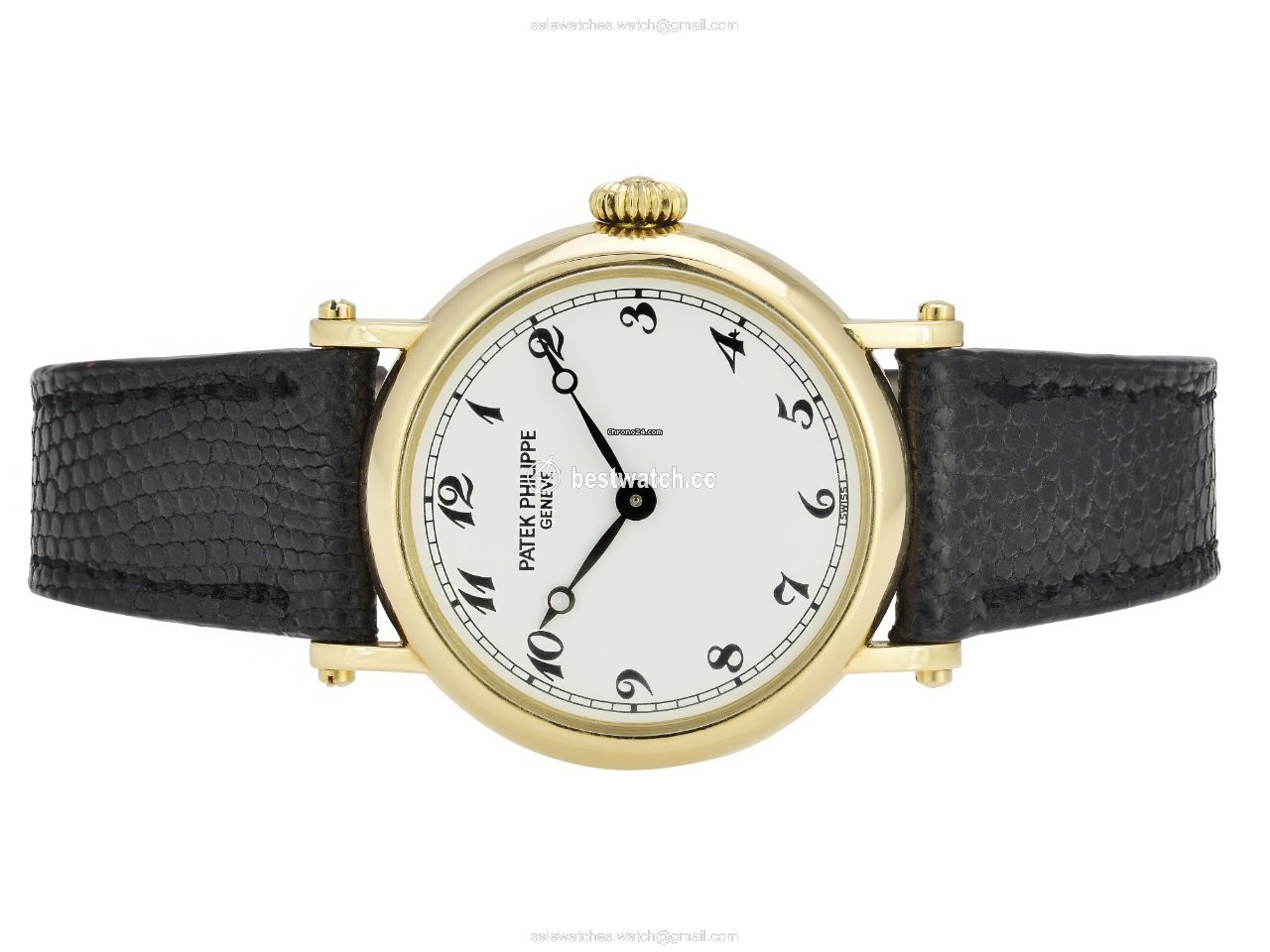 IMG_9085 Patek Philippe Calatrava Womens watch Manual winding Yellow gold 4860 Replica 2