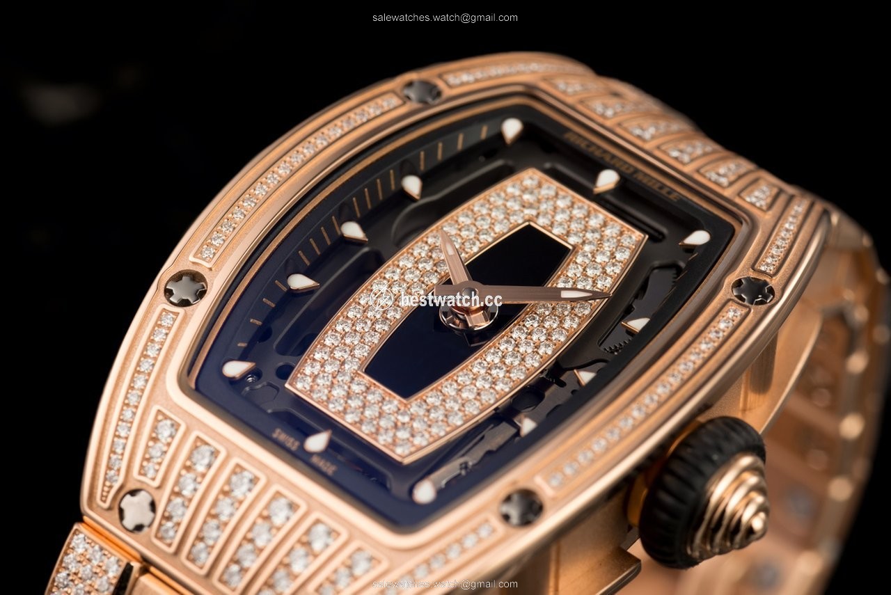 IMG_9085 Richard Mille RM 07 Womens watch Automatic Red gold RM 07-01 Replica 2